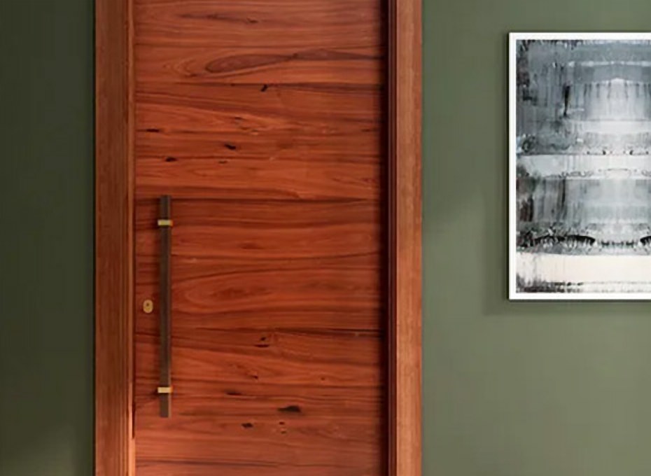 Interior Swing Door Wood Grain