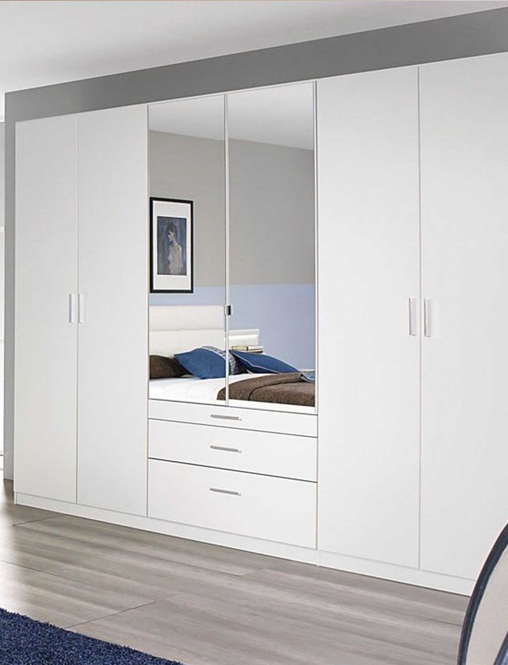 Wardrobe (Mirror Door) view 3