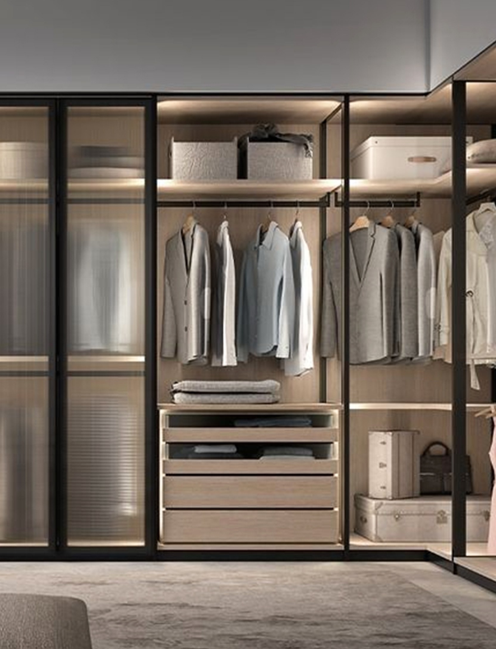 Walk in Closet (Aluminum Glass Door) view 3
