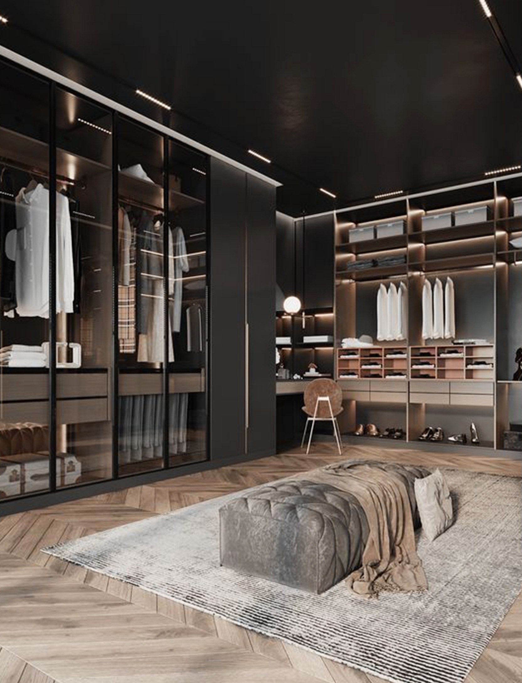 Walk in Closet (Aluminum Glass Door) view 3